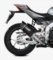 Escape MIVV SR-1 Titanio Negro para Aprilia RSV4 / 1100 Factory / Tuono V4 1100 (21-25) A.019.SR1TB