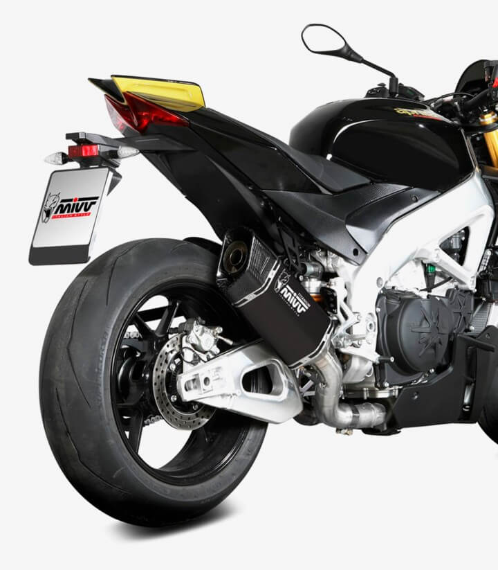Escape MIVV SR-1 Titanio Negro para Aprilia RSV4 / 1100 Factory / Tuono V4 1100 (21-25) A.019.SR1TB