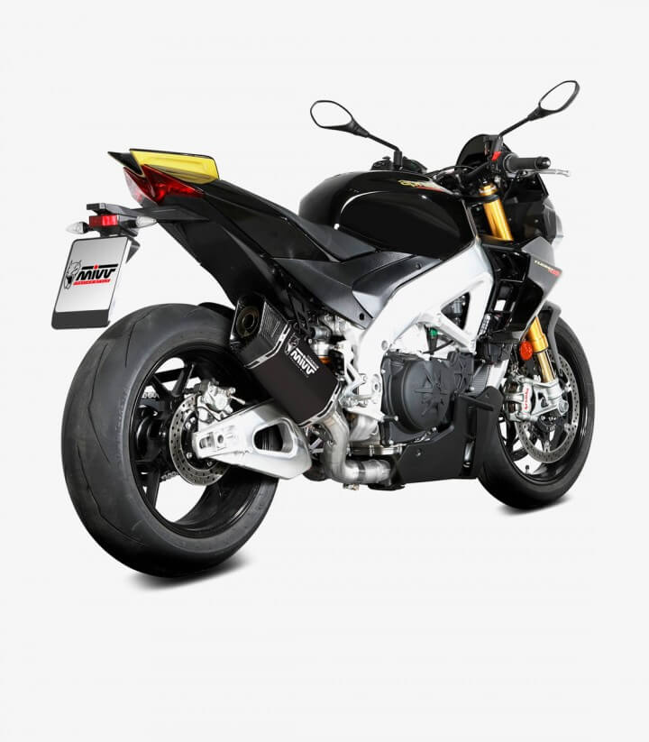 Escape MIVV SR-1 Titanio Negro para Aprilia RSV4 / 1100 Factory / Tuono V4 1100 (21-25) A.019.SR1TB