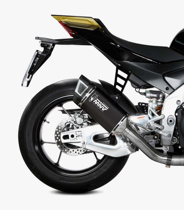 MIVV SR-1 Auspuff Titan Schwarz für several Aprilia models A.019.SR1TB