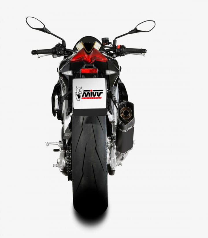 MIVV SR-1 Auspuff Titan Schwarz für several Aprilia models A.019.SR1TB