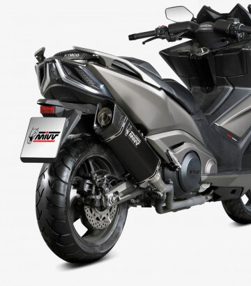 MIVV SR-1 Auspuff Titan Schwarz für Kymco AK 550 (21-25) O.011.LR1TB