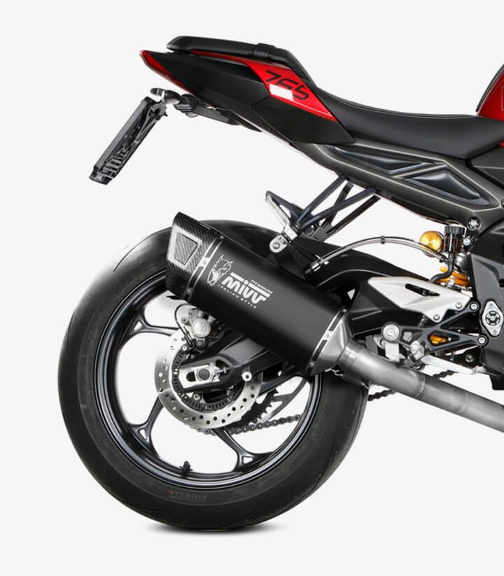 Escape MIVV SR-1 Titanio Negro para Triumph Street Triple 765 R / S / RS (23-25) T.026.LR1TB