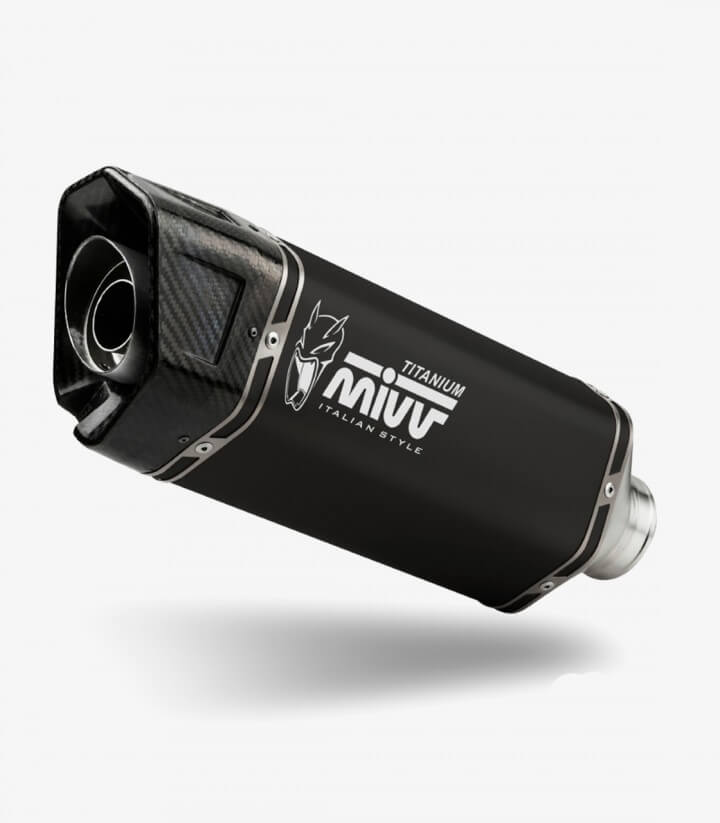 MIVV SR-1 Auspuff Titan Schwarz für Triumph Street Triple 675 (23-24), 765 R/RS (23-25), Street Twin (23-24) T.026.LR1TB