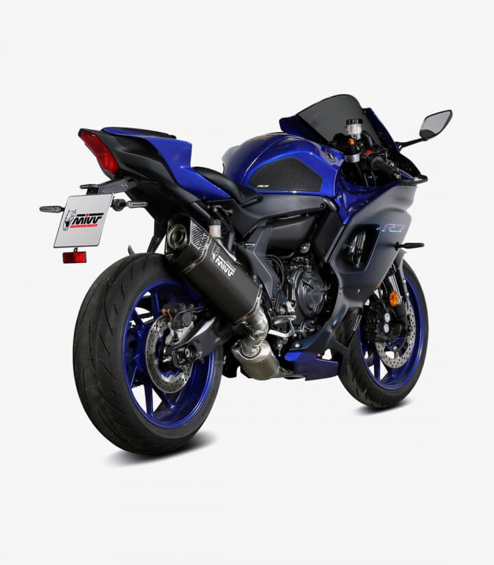 MIVV SR-1 Auspuff Titan Schwarz für Yamaha YZF-R7 (22-24) Y.071.LR1TB