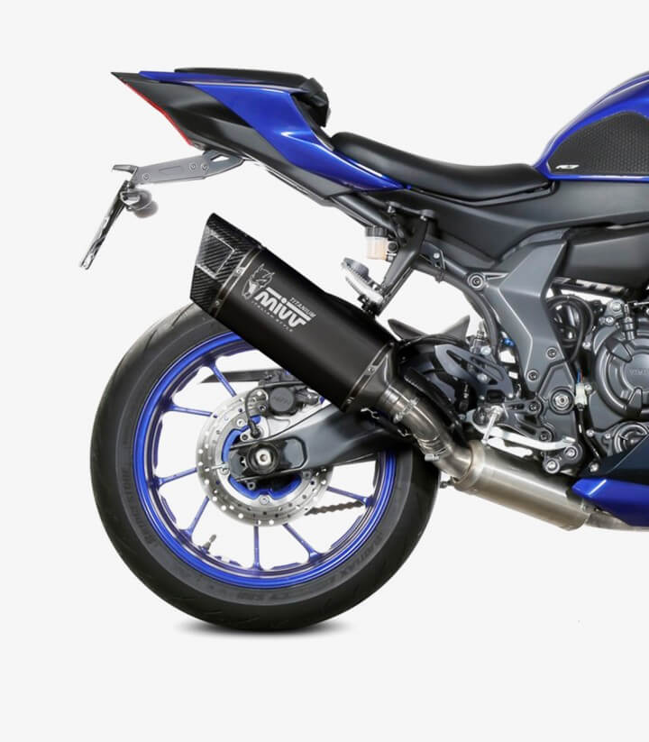 MIVV SR-1 Auspuff Titan Schwarz für Yamaha YZF-R7 (22-24) Y.071.LR1TB