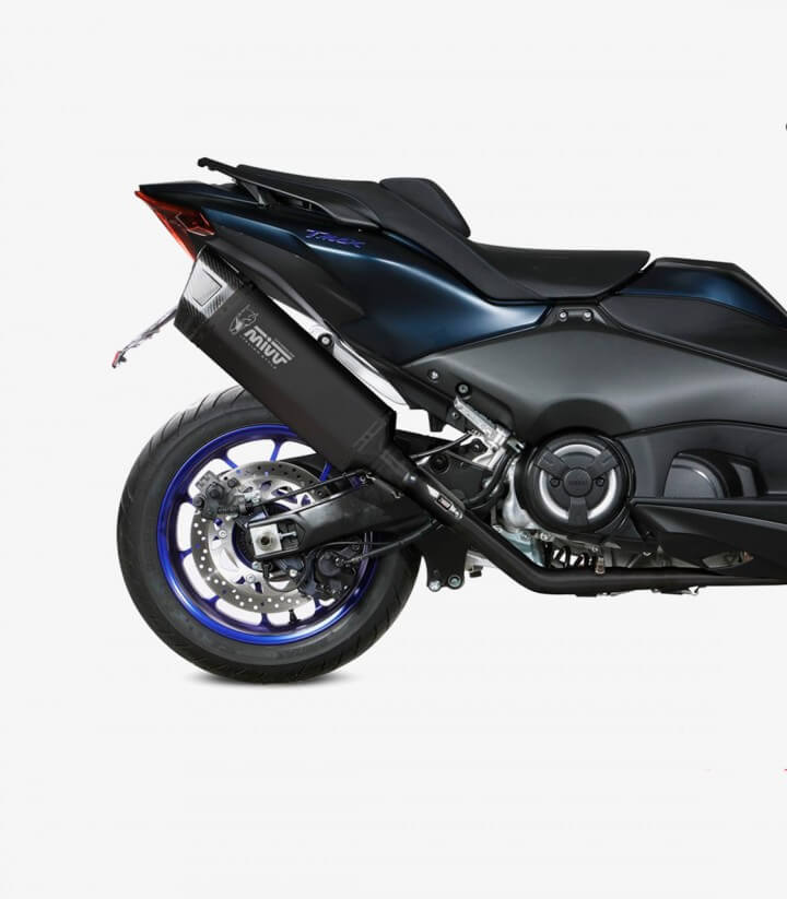 MIVV SR-1 Auspuff Titan Schwarz für Yamaha TMAX 560 (22-24) Y.073.LR1TBN