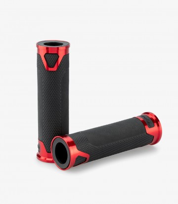 Motorradgriffe Revving in Rot von Puig 22271R