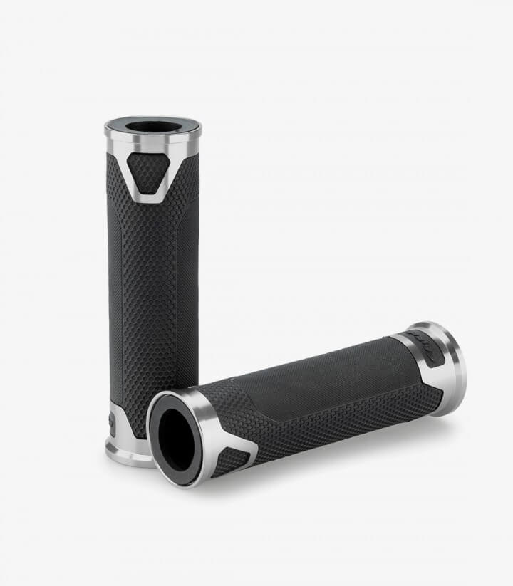 Motorradgriffe Revving in Silber von Puig 22271P