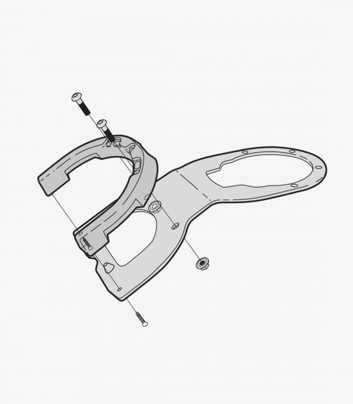 SHAD Click System Tankrucksack-Befestigungskit M012CS für Moto Guzzi V85 TT (24-26)