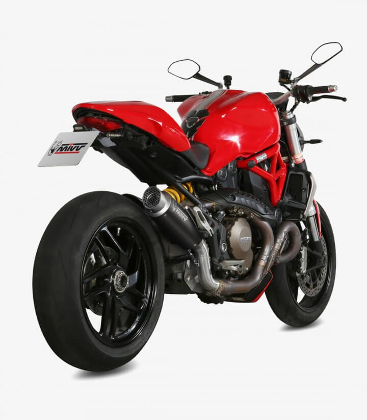 MIVV GP PRO Auspuff Schwarz für Ducati Monster 1200 (14-16) D.030.LXBP