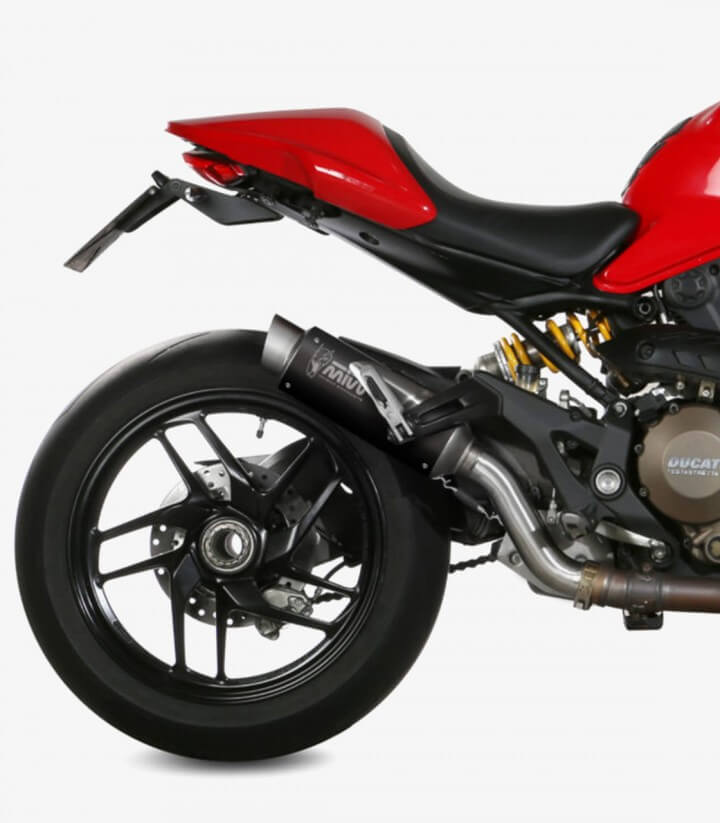 MIVV GP PRO Auspuff Schwarz für Ducati Monster 1200 (14-16) D.030.LXBP