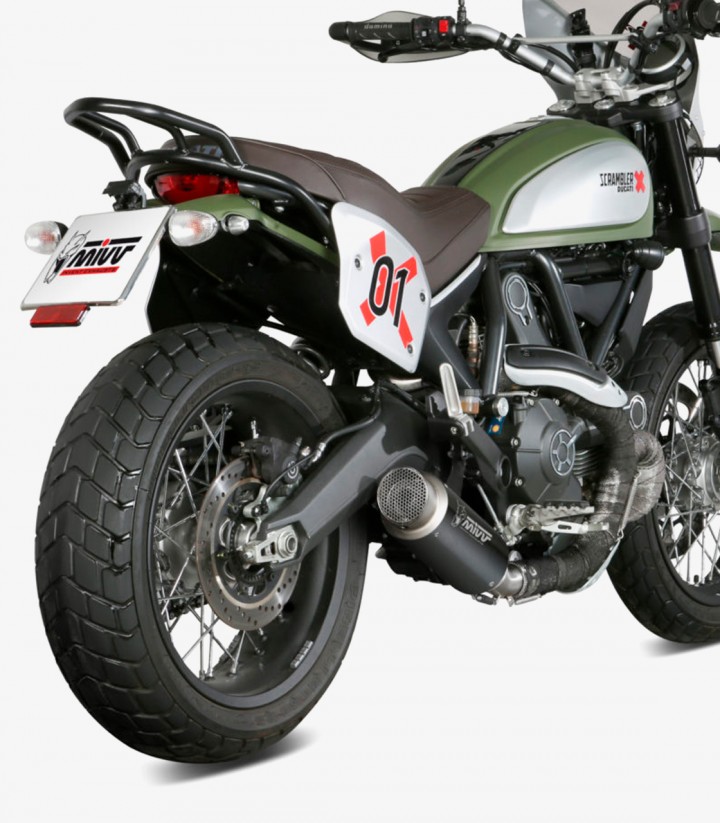 Escape MIVV GP PRO Negro para Ducati Scrambler (15-20) D.035.LXBP