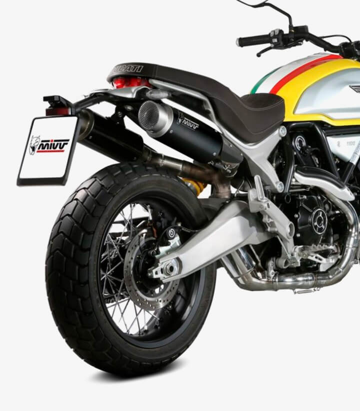 Escape MIVV GP PRO Negro para Ducati Scrambler 1100 (18-20) D.038.LXBP