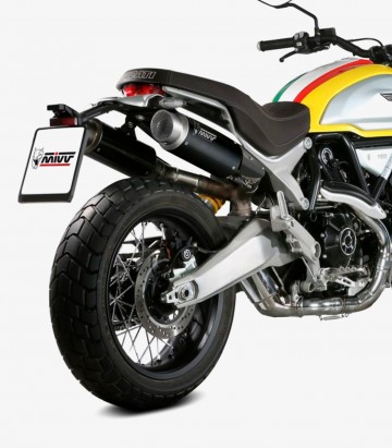 MIVV GP PRO Exhaust Black for Ducati Scrambler 1100 (18-20) D.038.LXBP