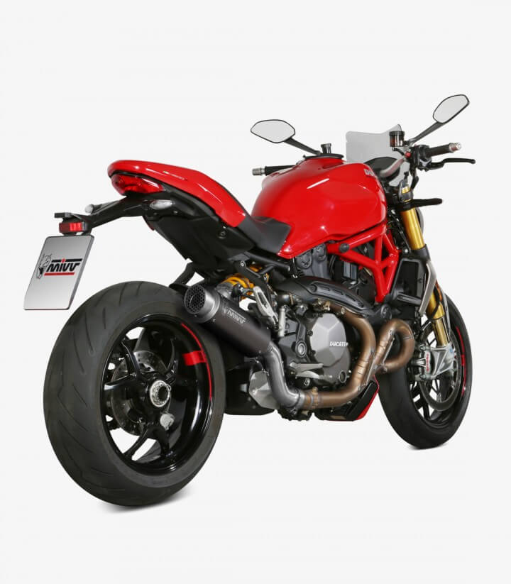 MIVV GP PRO Auspuff Schwarz für Ducati Monster (17-21) D.041.LXBP
