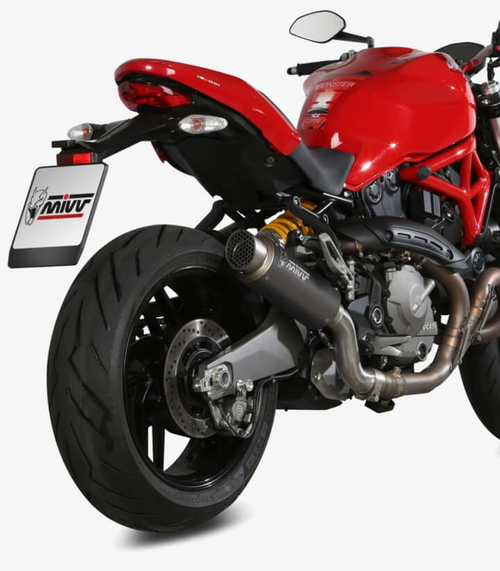 Escape MIVV GP PRO Negro para Ducati Monster 821 / 1200 / S (17-21) D.041.LXBP