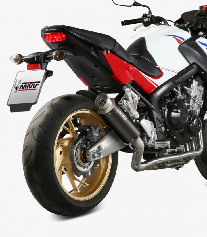 MIVV GP PRO Exhaust Black for Honda CB 650 F (14-18) H.055.LXBP