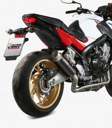 MIVV GP PRO Exhaust Black for Honda CB 650 F (14-18) H.055.LXBP