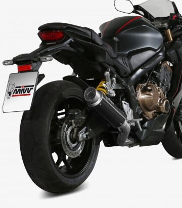 MIVV GP PRO Auspuff Schwarz für Honda CB650R (19-23), CBR650R (19-23) H.072.LXBP