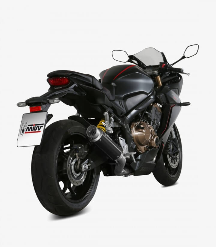 MIVV GP PRO Auspuff Schwarz für Honda CB650R (19-23), CBR650R (19-23) H.072.LXBP