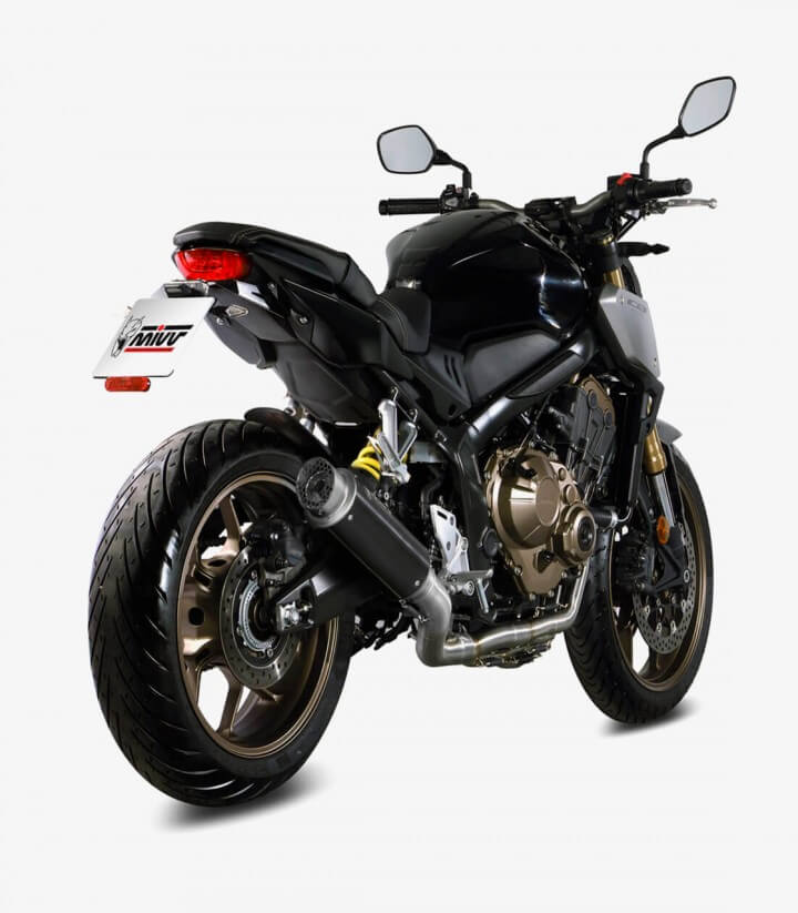 MIVV GP PRO Auspuff Schwarz für Honda CB650R (19-23), CBR650R (19-23) H.072.LXBP