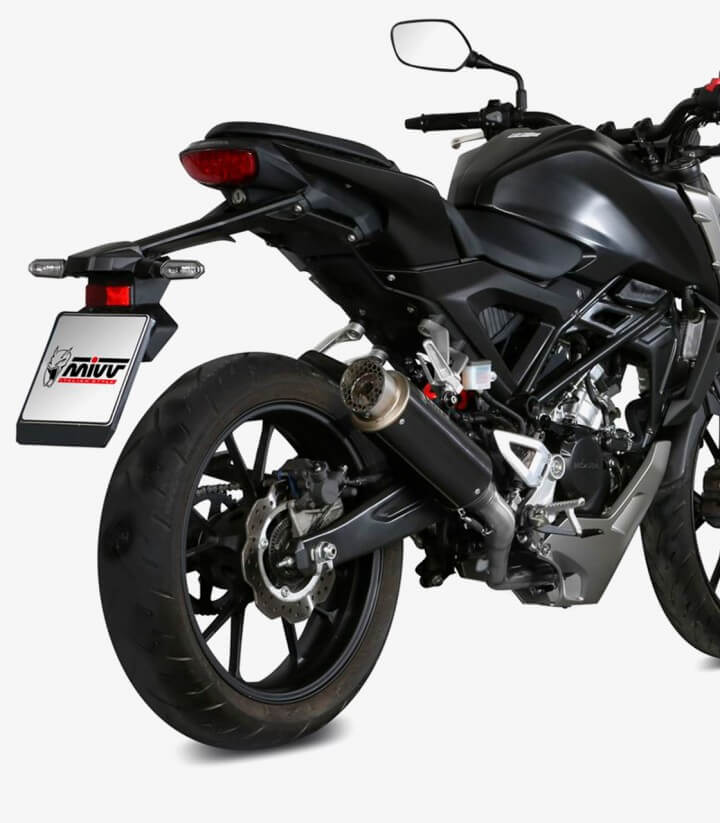 Escape MIVV GP PRO Negro para Honda CB 125 R (18-20) H.074.LXBP