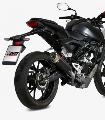 MIVV GP PRO Auspuff Schwarz für Honda CB125R (18-20) H.074.LXBP