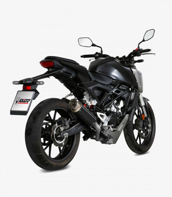 Escape MIVV GP PRO Negro para Honda CB 125 R (18-20) H.074.LXBP