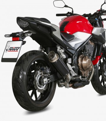 MIVV GP PRO Exhaust Black for Honda CB 500 F / X (19-25) H.075.LXBP