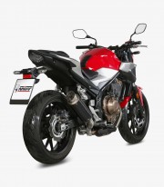 MIVV GP PRO Exhaust Black for Honda CB 500 F / X (19-25) H.075.LXBP