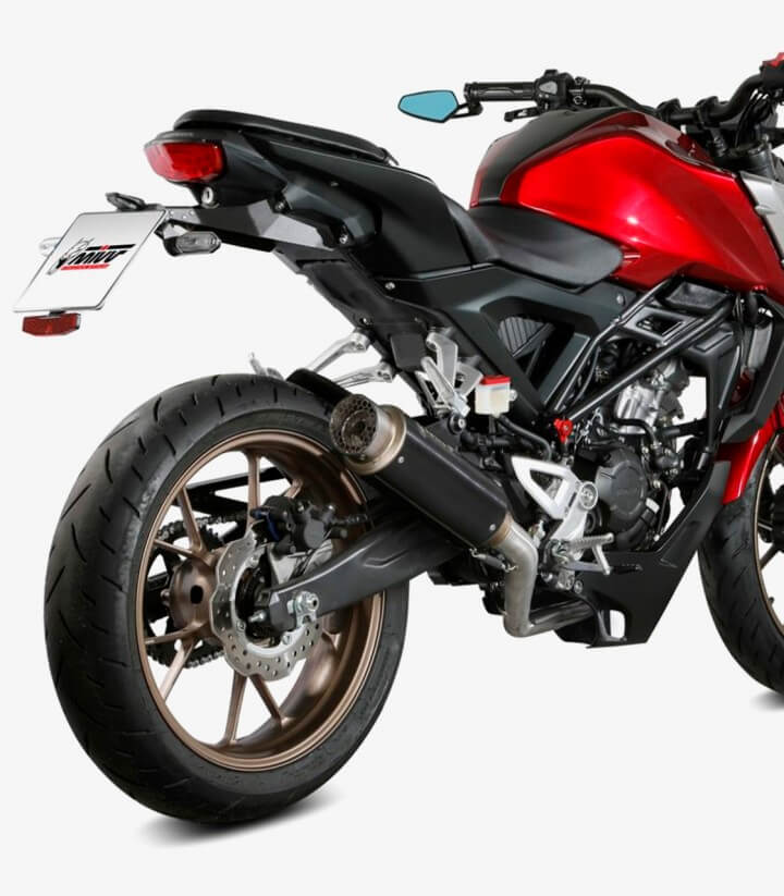 MIVV GP PRO Auspuff Schwarz für Honda CB125R (21-24) H.077.LXBP