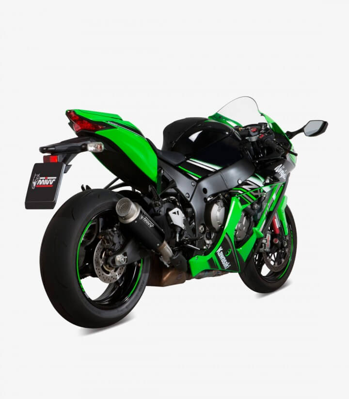 MIVV GP PRO Exhaust Black for Kawasaki ZX-10R / RR / SE (16-25) K.042.LXBP