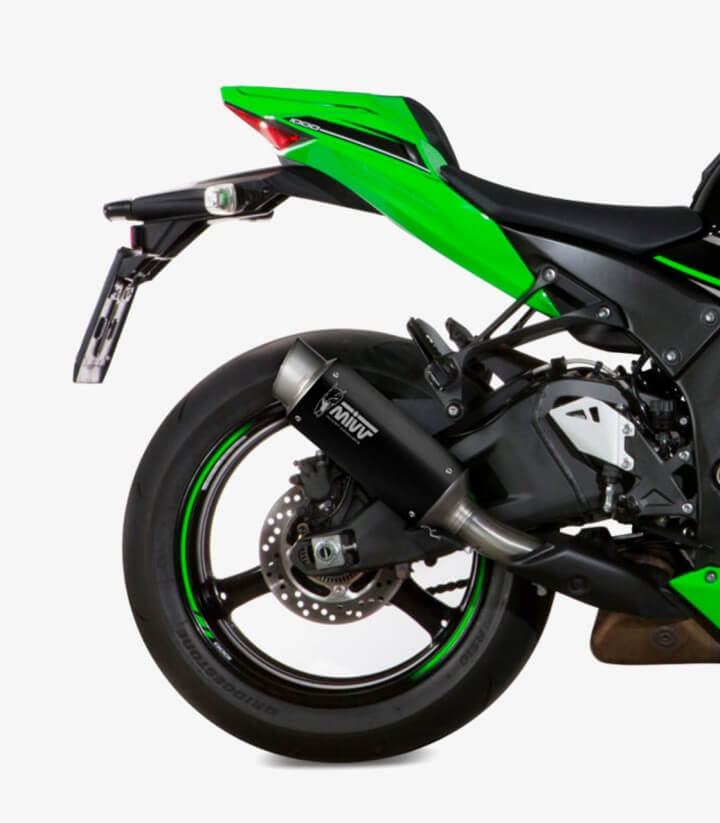 MIVV GP PRO Auspuff Schwarz für Kawasaki Ninja ZX-10R/RR (16-25) K.042.LXBP