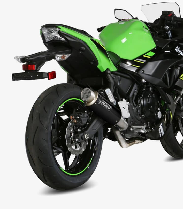 MIVV GP PRO Auspuff Schwarz für Kawasaki Ninja 650, Vulcan S, Z 650 (17-23) K.044.LXBP