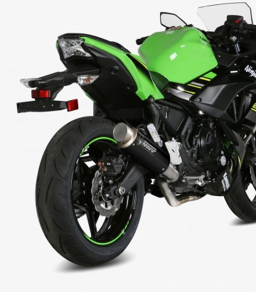 MIVV GP PRO Auspuff Schwarz für Kawasaki Ninja 650, Vulcan S, Z 650 (17-23) K.044.LXBP