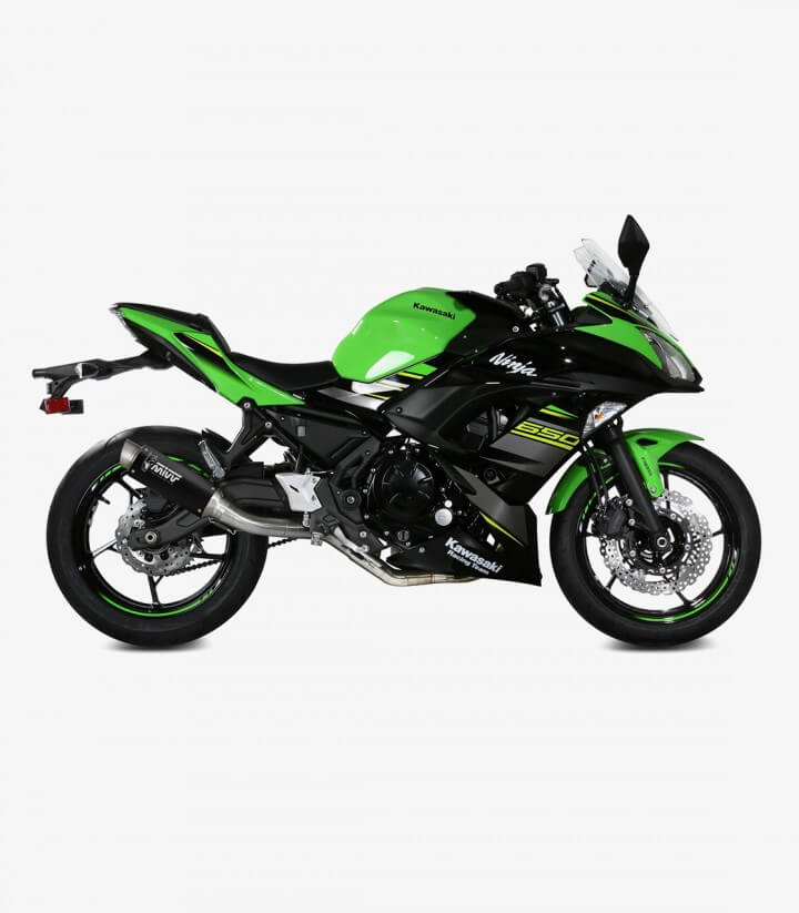 MIVV GP PRO Exhaust Black for Kawasaki Z 650 / Ninja 650 / Vulcan S (17–23) K.044.LXBP