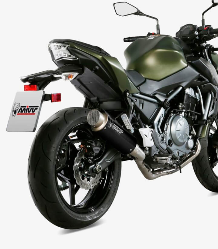 MIVV GP PRO Auspuff Schwarz für Kawasaki Ninja 650, Vulcan S, Z 650 (17-23) K.044.LXBP