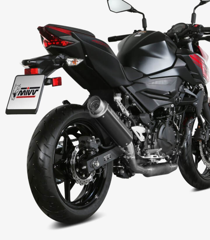 Escape MIVV GP PRO Negro para Kawasaki Ninja 400 / Z 400 (18-23) K.047.LXBP