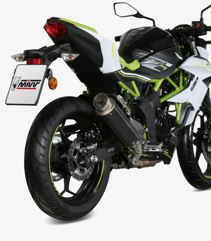 MIVV GP PRO Auspuff Schwarz für Kawasaki Ninja 125 (19-24), Z125 (19-24) K.048.LXBP