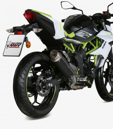 MIVV GP PRO Auspuff Schwarz für Kawasaki Ninja 125 (19-24), Z125 (19-24) K.048.LXBP