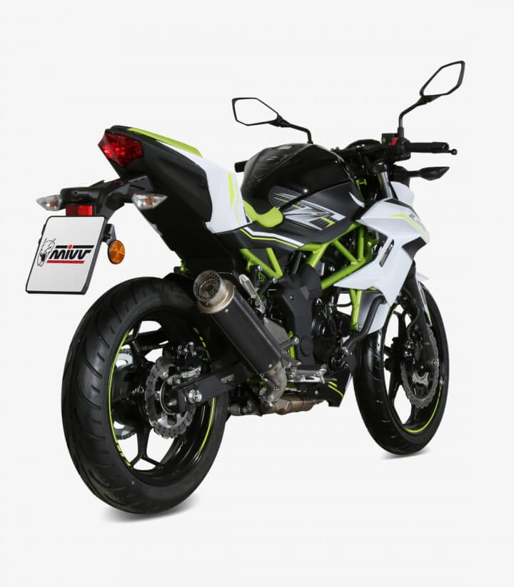 MIVV GP PRO Auspuff Schwarz für Kawasaki Ninja 125 (19-24), Z125 (19-24) K.048.LXBP