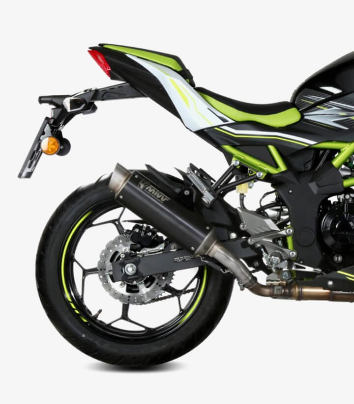 MIVV GP PRO Auspuff Schwarz für Kawasaki Ninja 125 (19-24), Z125 (19-24) K.048.LXBP