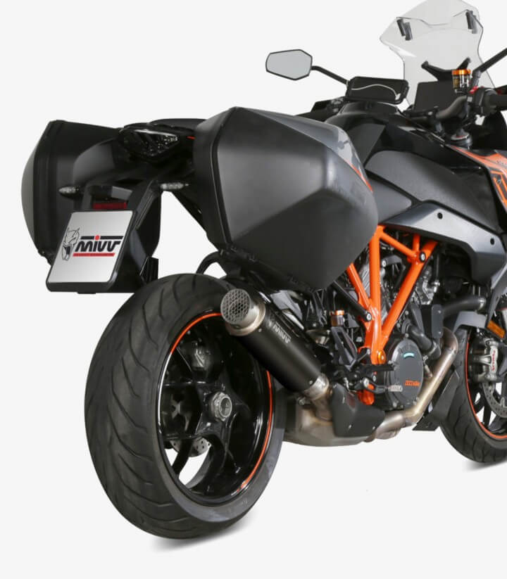 MIVV GP PRO Auspuff Schwarz für KTM 1290 Super Duke GT (16-24) KT.018.LXBP
