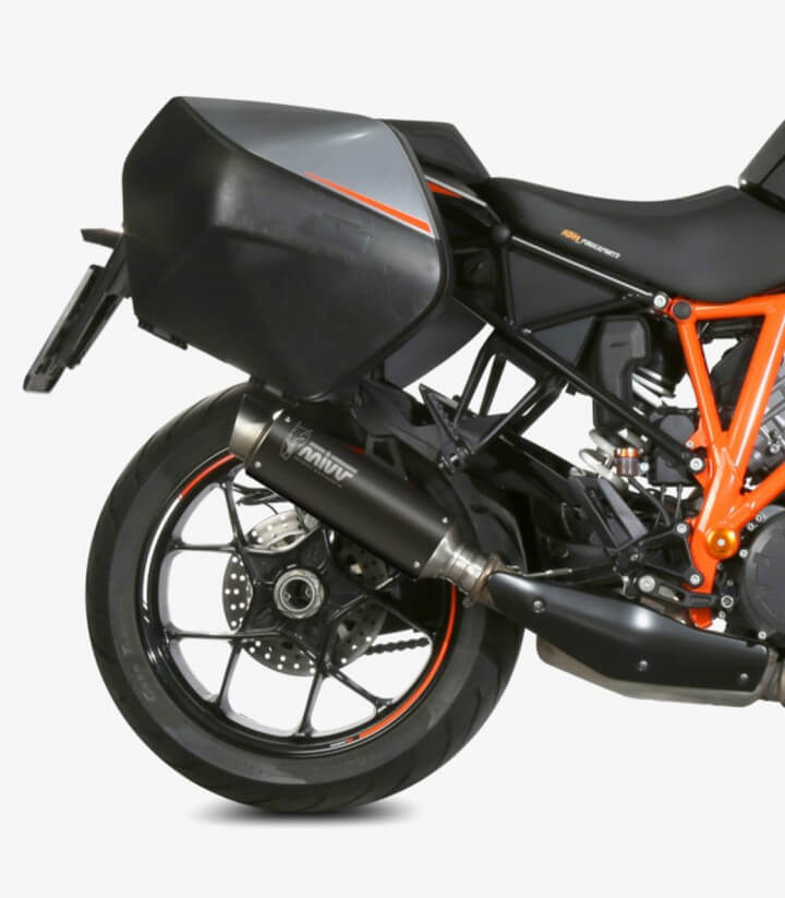 MIVV GP PRO Auspuff Schwarz für KTM 1290 Super Duke GT (16-24) KT.018.LXBP