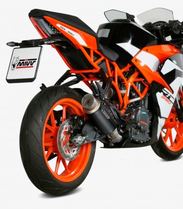 MIVV GP PRO Auspuff Schwarz für KTM 125/390 Duke (17-20), RC 125/390 (17-20) KT.019.LXBP