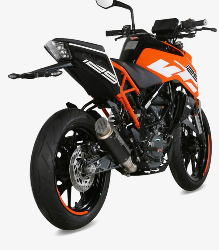 MIVV GP PRO Exhaust Black for KTM 125 / 390 Duke / RC (17–20) KT.019.LXBP