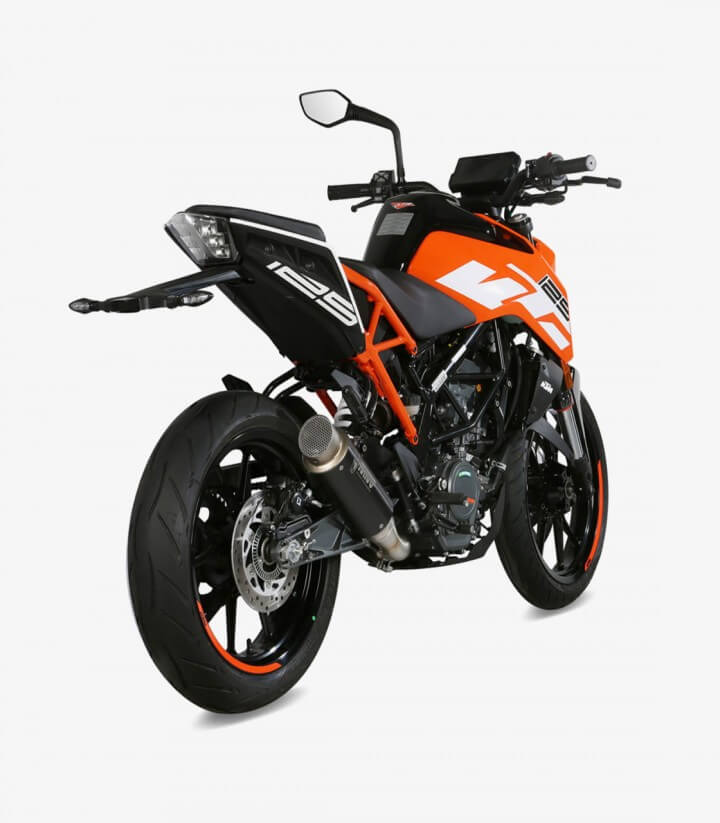 MIVV GP PRO Auspuff Schwarz für KTM 125/390 Duke (17-20), RC 125/390 (17-20) KT.019.LXBP