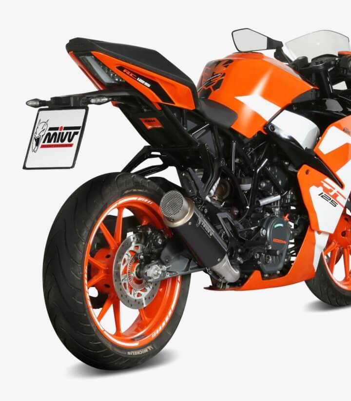 Escape MIVV GP PRO Negro para KTM 125 / 390 Duke / RC (17-20) KT.019.LXBP