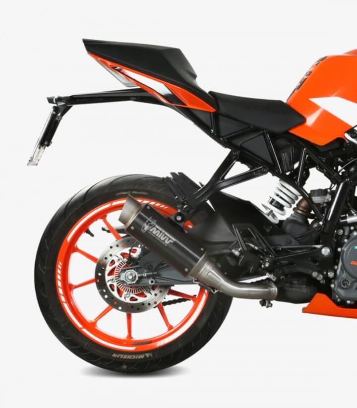 Escape MIVV GP PRO Negro para KTM 125 / 390 Duke / RC (17-20) KT.019.LXBP